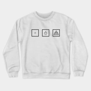 The Office Kevin's Cupcakes Black Crewneck Sweatshirt